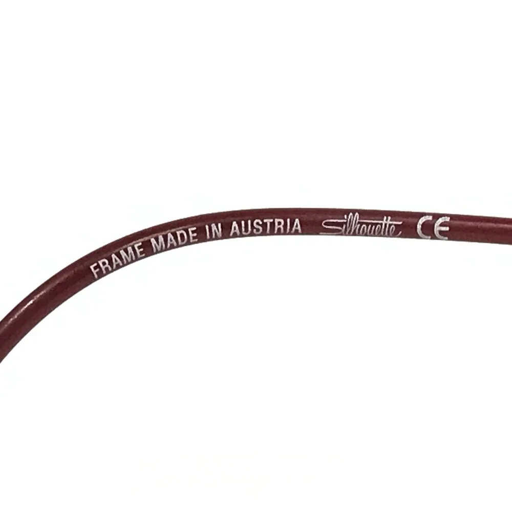 Silhouette Eyeglasses Frames SPX 1990 10 6065 Clear Muted Purple 51-18-135